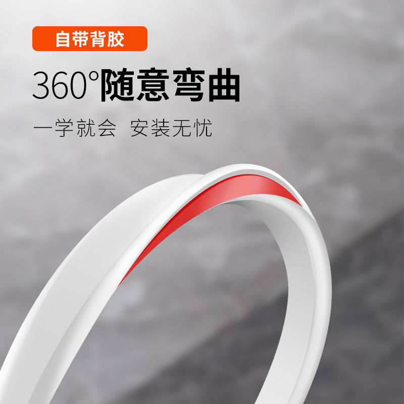 Bathroom Water Barrier Strip Waterproof Floor Sticker Shower Room Partition Bathroom Threshold Water Barrier Dry and Wet Separation Tool