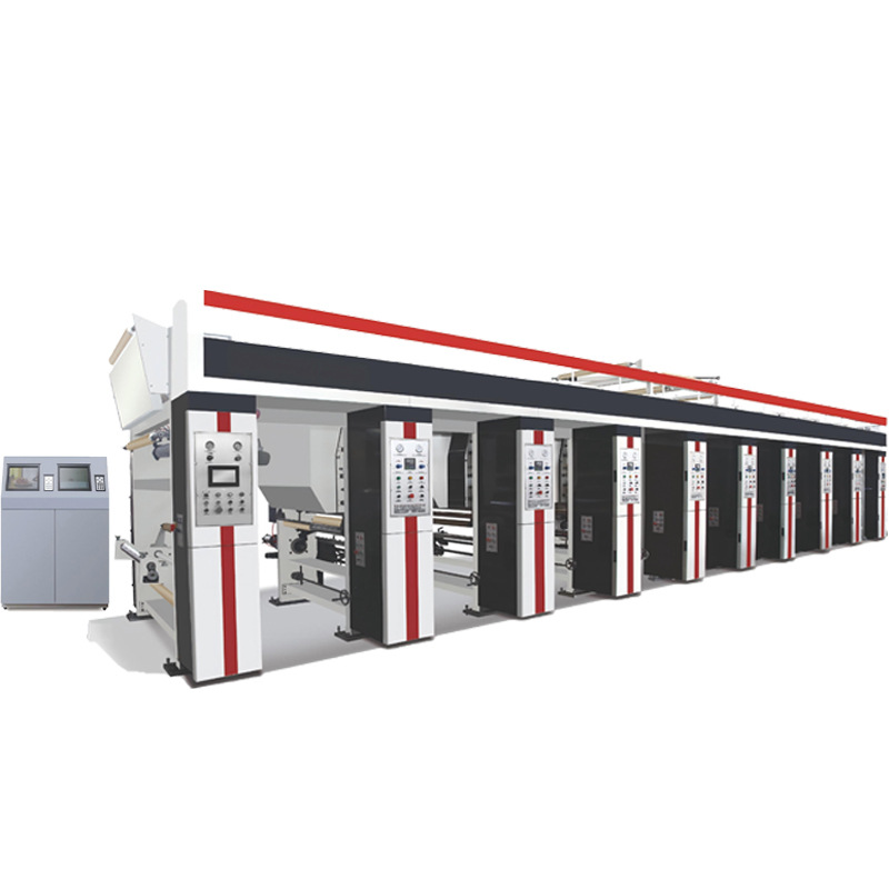 1100 Wide 8-Color Three-Motor Computer Shaft-Free Printing Machine 6-Color Linear Arrangement Combined Gravure Printing Machine