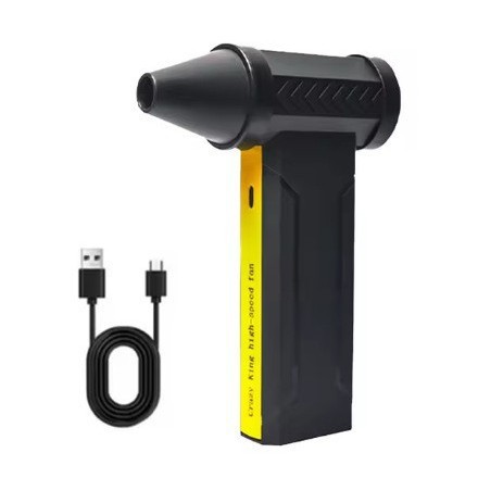 Outdoor Handheld Fan Camping USB Powerful Fan Brushless Motor Mini Turbo Fan Blowing Snow Blowing Sand Cross-Border