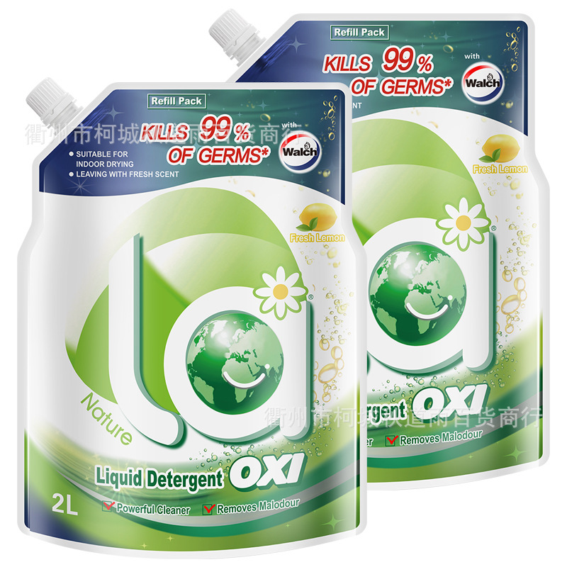 Стиральный порошок La aerobic wash Willows, лимонный, 2л * 3 бутылки