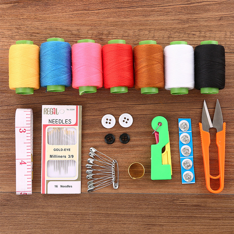 Large Sewing Box Set Household Portable 10-Piece Mini Tool Sewing Thread Multi-Functional Sewing Kit Wholesale