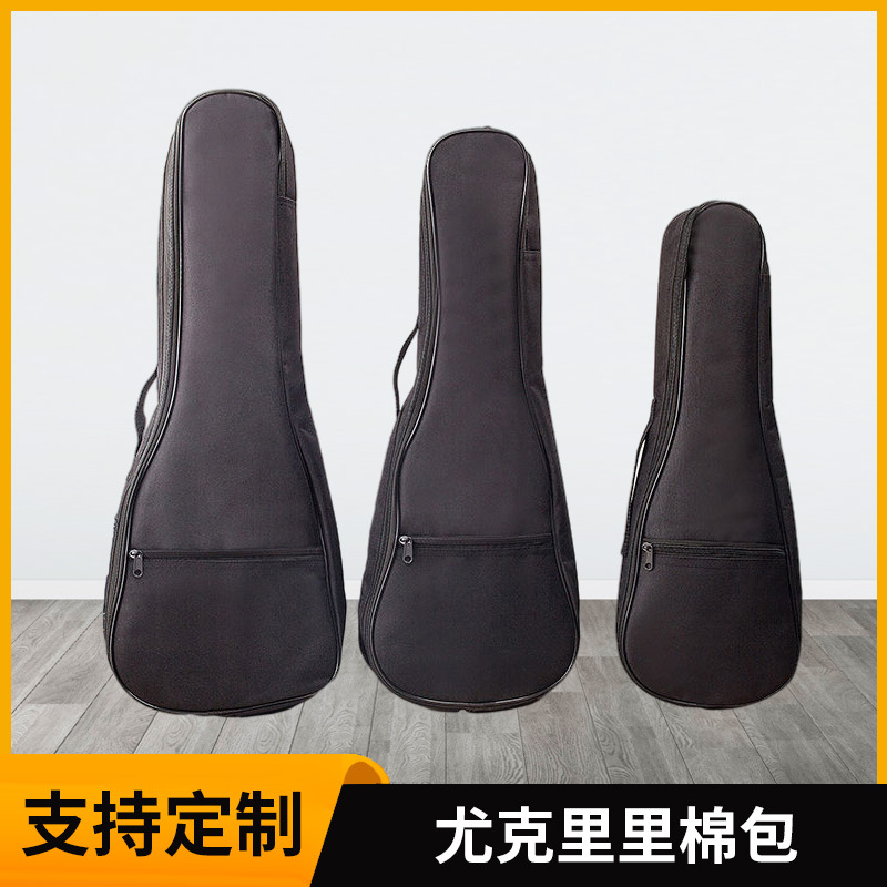Чехол для укулеле, маленький рюкзак для гитары, чехол для укулеле 21, 23, 26 дюймов, утолщенный хлопковый чехол