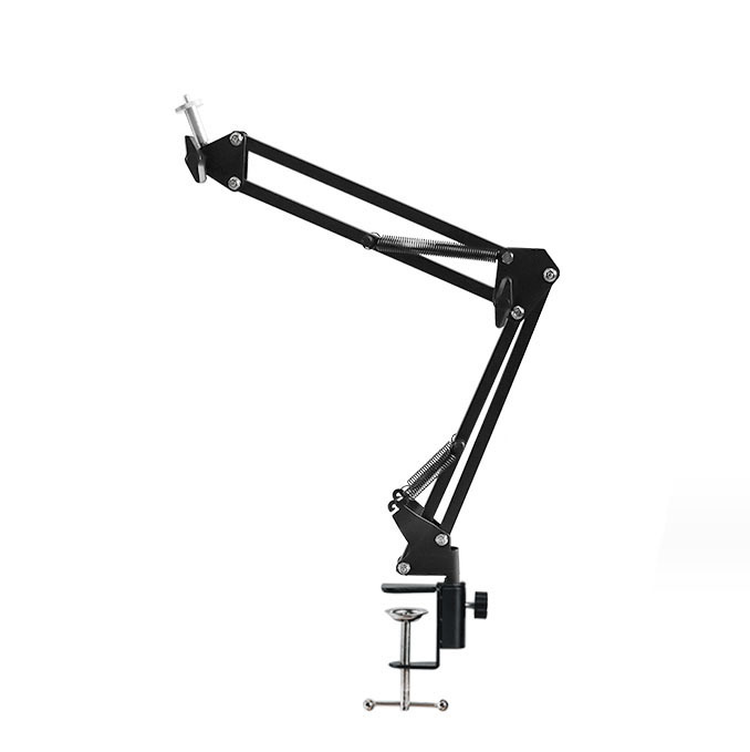 4-Point 1-Tooth Projection Monitor Stand Desktop Bedside No-Drill Installation Metal Cantilever Adjustable Moxibustion Table Lamp Universal