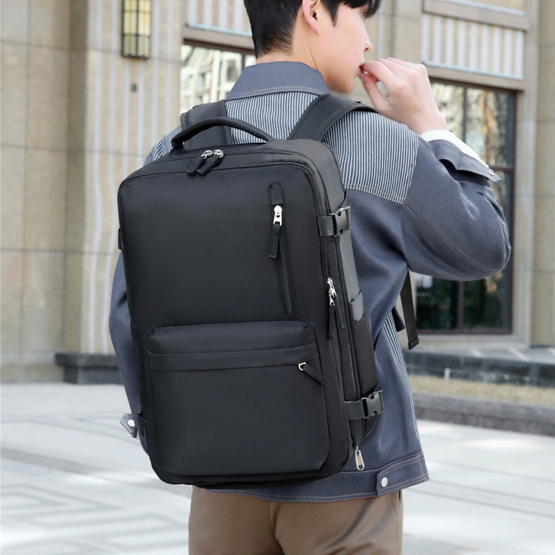 Large-Capacity Expansion Backpack, Leisure Travel Backpack, Multi-Functional Computer Bag, Business Trip Lightweight College Student Bag