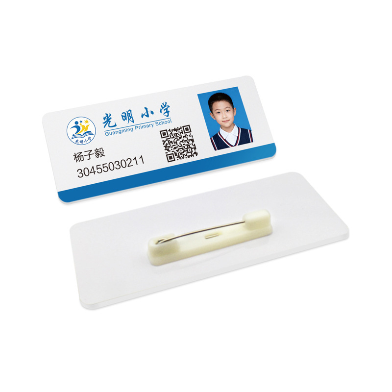 Source Manufacturer Produces Smart School Badge, Rfid Student Badge with Badge, Work Badge, Personalized Badge