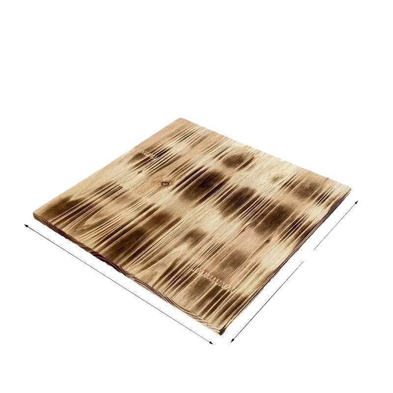 Insulated Board Solid Wood Fir Stove Tea Brewing Barbecue Stone Bowl Pot Pad Baking Pan Charcoal Board Casserole Tray Commercial