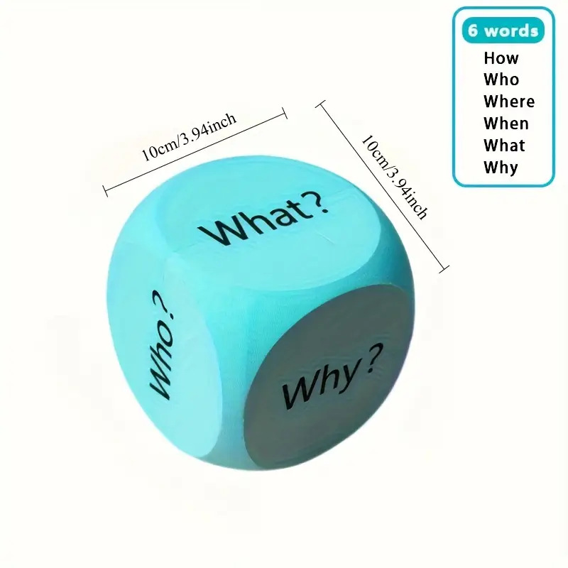 In-Stock Colorful Eva Dice Toys, High-Density Cut, Rounded Corner Dice for Children, Foam Dice with English Printing