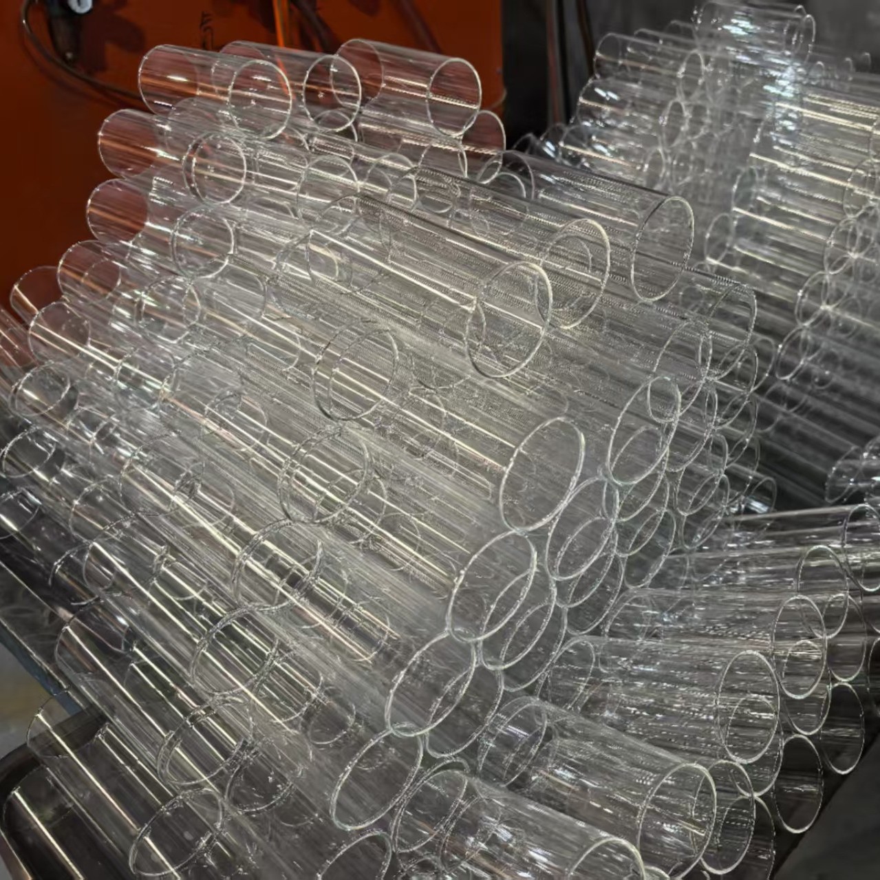 Customized Heat-Resistant Glass Hollow Bottomless Double-Way Tube High Borosilicate High Temperature Resistant Colorfuled Glass Tube High Transparency