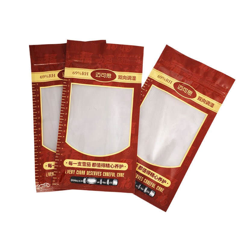69% humidity cigar moisturizing bag convenient travel sealed bag two-way constant humidity humidification bag new cigar moisturizing bag