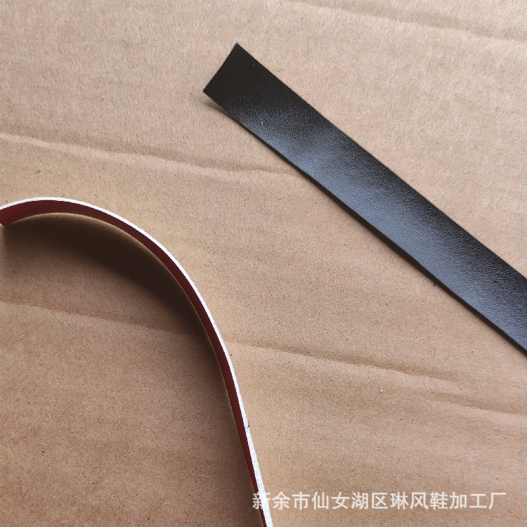 Кожаная кромочная лента однослойная шириной два сантиметра, кожаная кромочная лента из твила, узор Напа