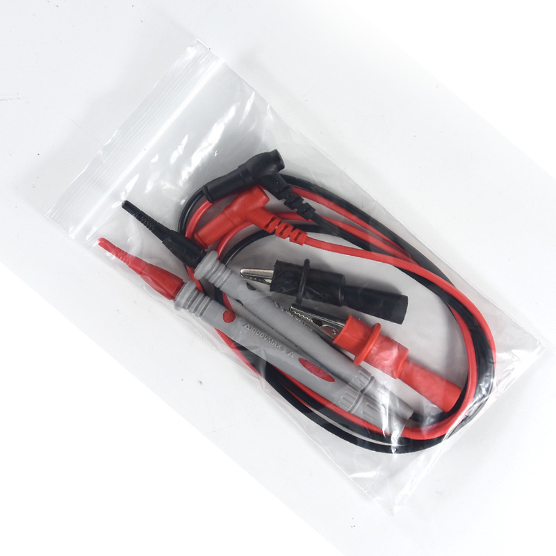 Multimeter measuring meter pen line special tip pen thin tip 1000V20A gold plated copper needle plus alligator chuck set