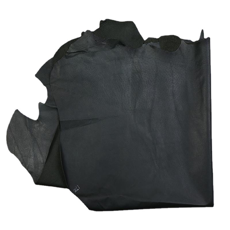 Promotional High-Quality Black First-Layer Whole Pigskin Genuine Leather Material for Shoe Lining, Glove Leather Fabric, and Wear-Resistant