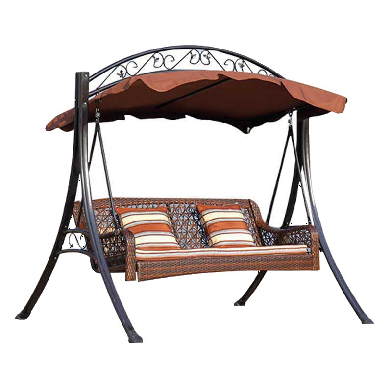 Outdoor swing courtyard double leisure rattan hammock iron lazy hanging basket outdoor home balcony hanging chair rocking chair