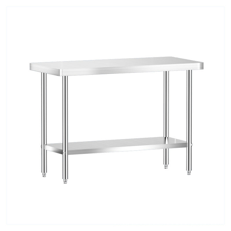 Stainless Steel Workbench Kitchen Console Hotel Commercial Hoisting Desk Baking Chopping Board Table Factory Workshop Packing Desk