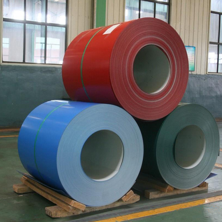 Polyester Color Steel Coil, Engineering Insulation Color Steel Sheet, Fluorocarbon Color Steel Coil, Openable Flat Laminated Longitudinal Cutting, Color Coated Coil