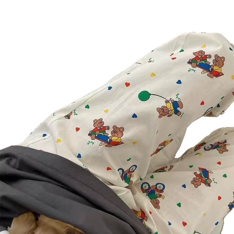 Pajama Pants Women's Summer Trousers New Cartoon Wearable Home Air Conditioning Pants Spring and Autumn Korean Style Casual Loose Walking Pants