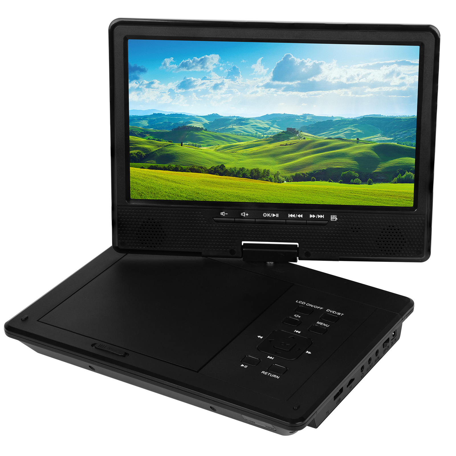 Full Format Portable Mobile Bluetooth Dvd Player Car 12inch Home Cd Player Cross-Border 1080P