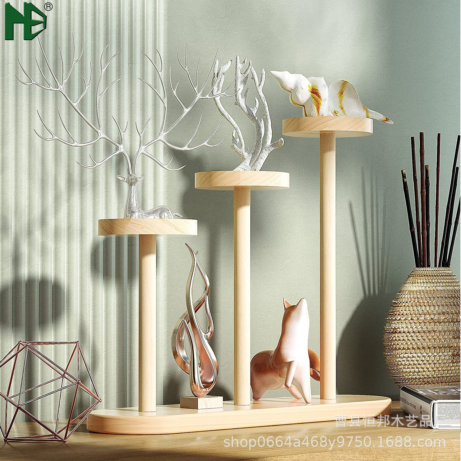 Деревянный настольный цветочный стеллаж, балконный, для подоконника, мини-стеллаж для цветочных горшков, декоративный многоуровневый стеллаж