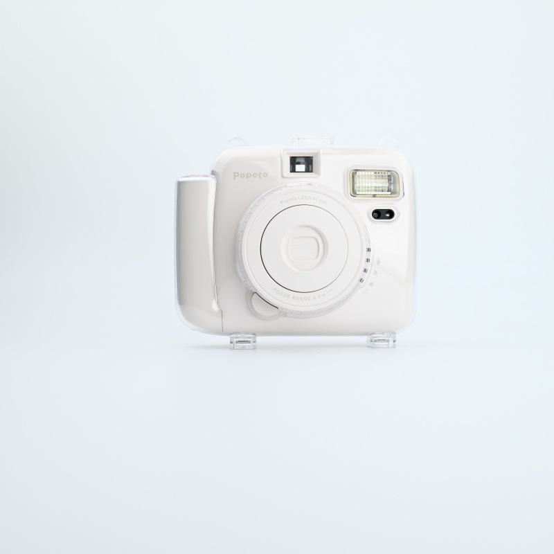 Popoto Domestic Instant Camera Transparent/Red Protective Case in Stock