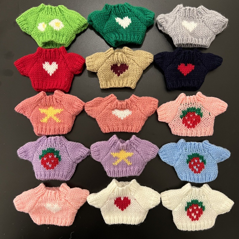 Doll Loubu Little Sweater 10- 14cm Cotton Doll Clothes West Highland Sherry Rose Master Dog Dress up