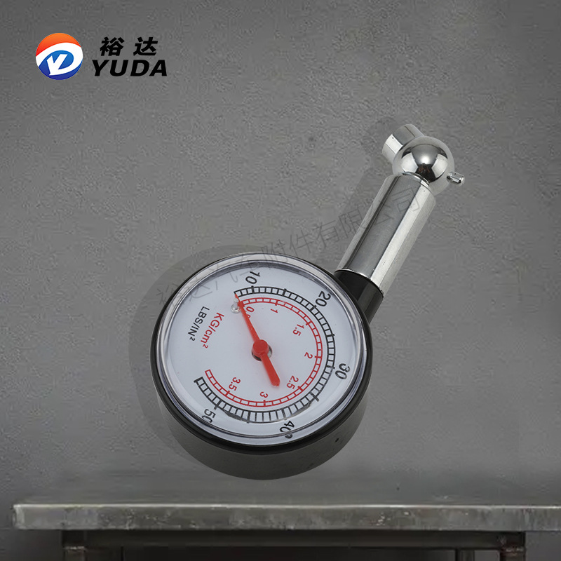 Yuda Factory Direct Sales Universal Car Tire Plastic Tire Pressure Gauge 4-color Tire Pressure Gauge Car Air Pressure Gauge