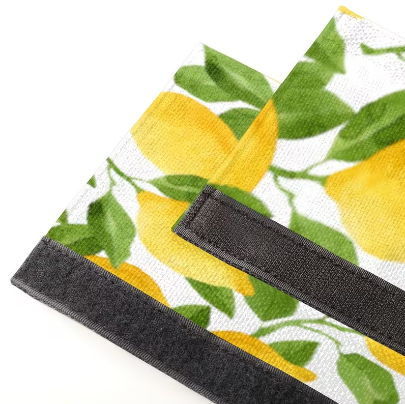 New Lemon Honey Handle Gloves for Home Refrigerator Handles, Ovens, and Microwave Ovens Anti-Scalding and Dirt-Resistant Protective Covers