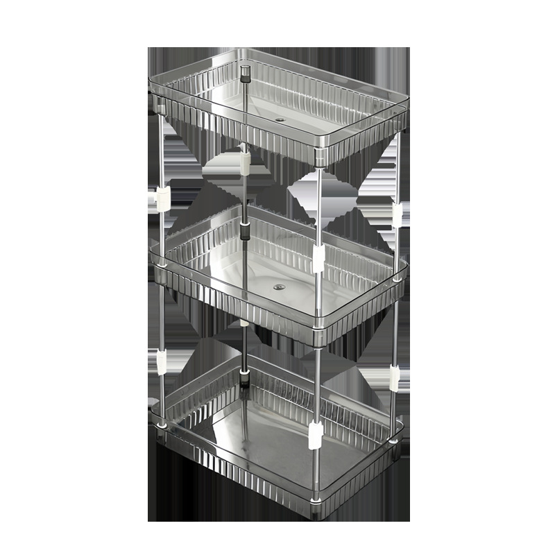 Desktop Storage Perfume Light Luxury Dressing Table Makeup Storage Rack Storage Box Cosmetics Display Rack