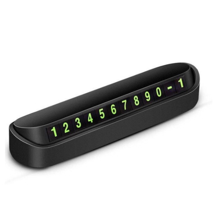 Temporary parking number plate mobile phone car car car Mobile Car high-grade metal roller type hidden type