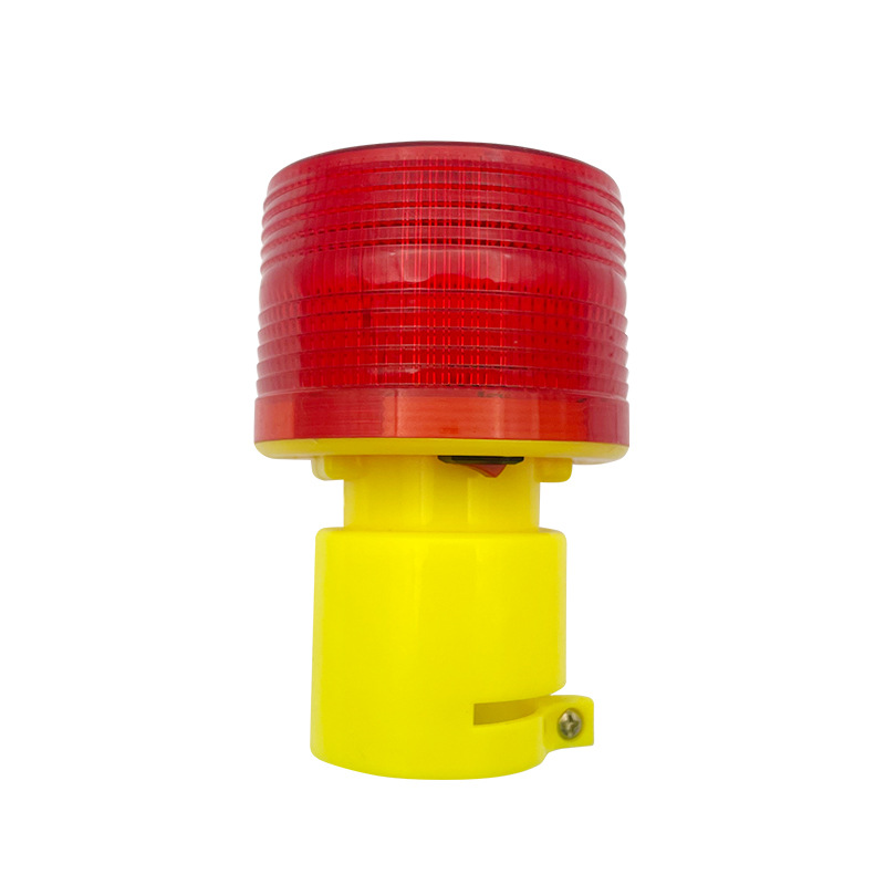 Solar road construction roadblock signal light control automatic flash light night strobe LED traffic warning light