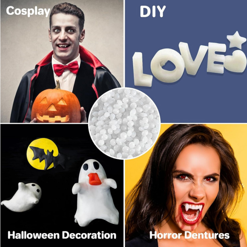 DIY Teeth Filler Teeth Granules Denture Filler For Halloween Horror Party Makeup Temporary Denture