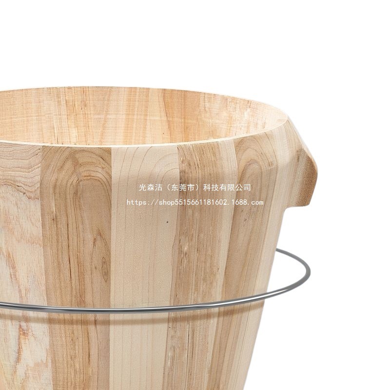Wooden Steaming Bucket for Rice, Bamboo Steamer, Wooden Rice Steamer, Cedar Wood Steaming Bucket for Home Use
