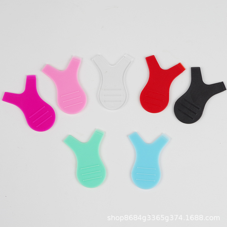 Wholesale Grafted Eyelashes Y-Shaped Brush, Eyelash Perming Silicone Y-Shaped Brush, Beauty Salon Planting False Eyelashes Auxiliary Tool