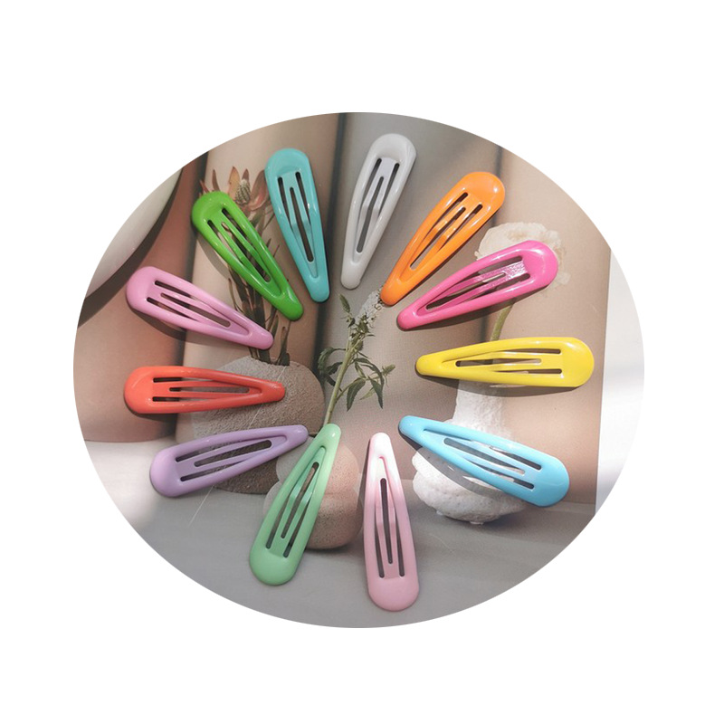 Water drop candy color BB clip color New Internet celebrity hair accessories Korean style children's hairpin dripping hair clip bangs side clip