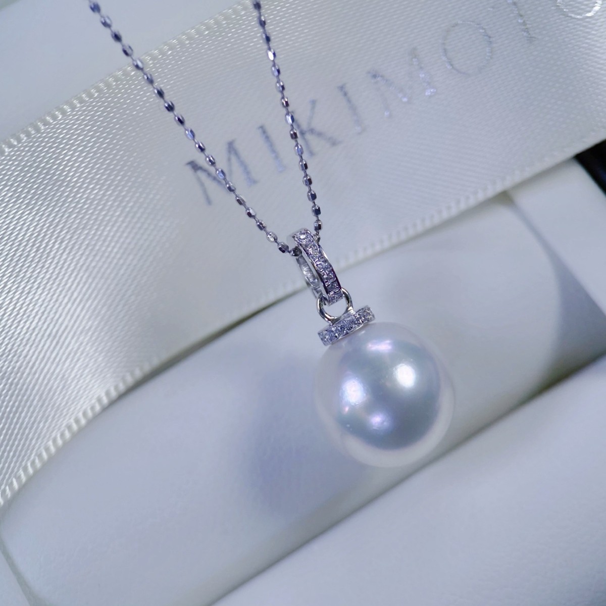 Аксессуары из платины Pt900 Кулон-пустышка универсальная кнопка, циркон в качестве вставки, изображение с бусинами 12-13мм