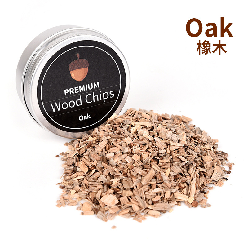 Apple Wood/Walnut Wood/Cherry Wood Raw Wood Chips Molecular Gastronomy Smoking Gun Fruit Wood Accessories Special for Smoking Wood Chips