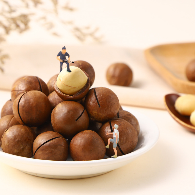 [Three Squirrels_Macadamia Nuts 120g] Snack Food Dried Fruit Snacks Nuts Dried Fruits