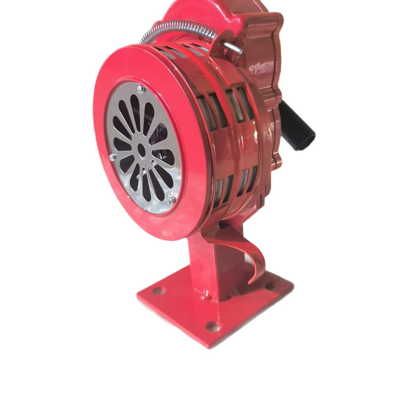 Changtai Hand-Cranked Alarm, Aluminum Alloy Material, Handheld Fire Alarm Lk-100A Hand-Cranked Alarm