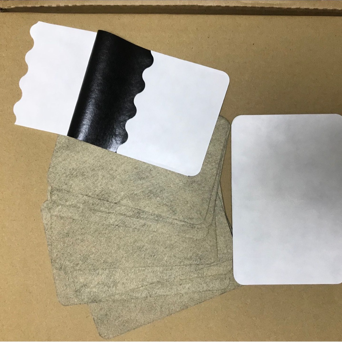 Plaster Processing Patch with Original Ginger Heating Patch, Mugwort Patch, Black Moxa Moxibustion 8*12 cm Foot Heating Patch