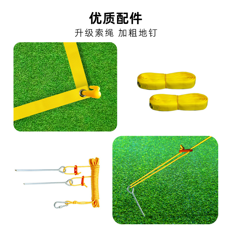 Factory wholesale cross-border foreign trade backyard beach grass volleyball net set portable volleyball net set volleyball net