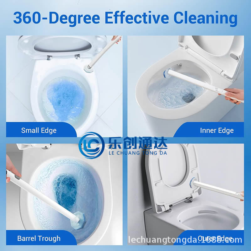 Can Be Used to Ship New Products Across Borders: Disposable Toilet Brush Replacement Head Set, Super Easy-To-Use Toilet Brush