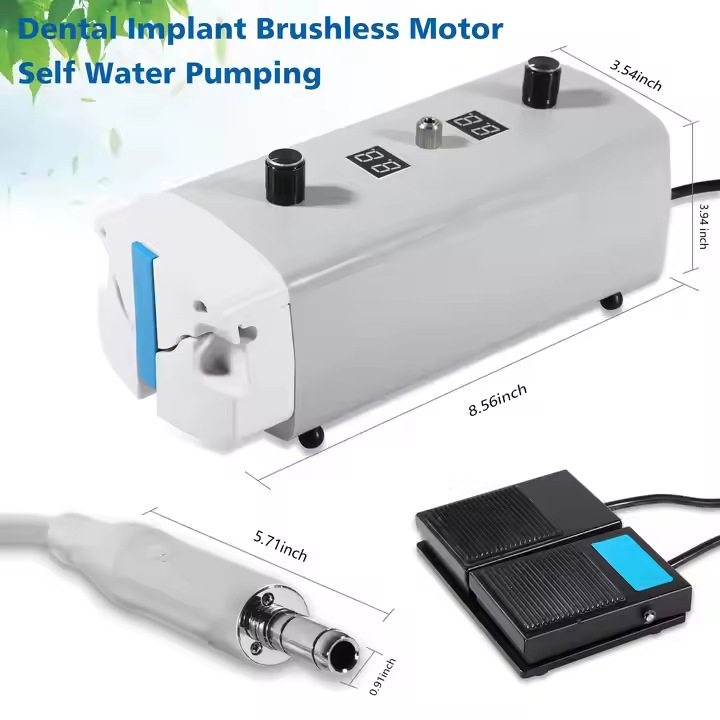 Intelligent Cross-Border Dental Lab Instruments Automatic Water Supply Implant Peristaltic Pump Carbon Brushless Motor Oral Instrument