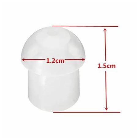 Mobile phone duct intercom air duct silicone earplug replaceable silicone mushroom head soft ear cap