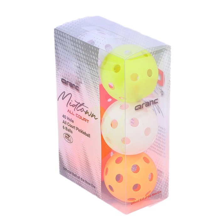 40-hole rotational plastic welding ball hole ball large small hole pick ball pickleball meet multi-color indoor and outdoor ball