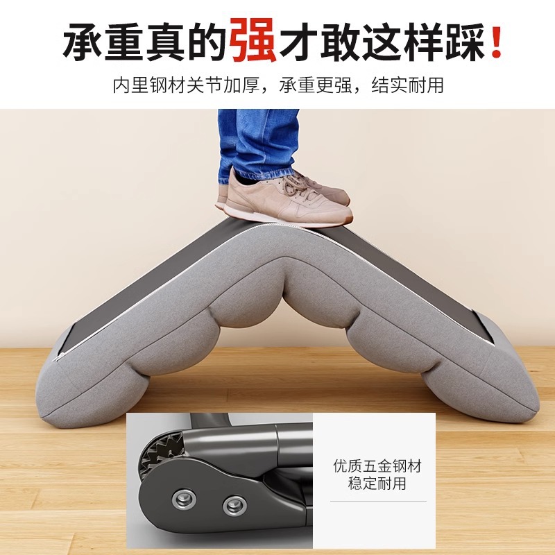 Lazy sofa tatami single bedroom bay window bed dormitory folding backrest sleeping and lying small sofa cushion