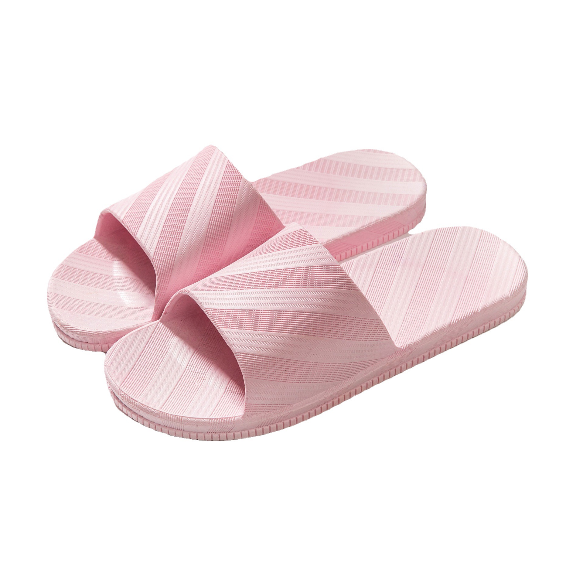 Household Slippers for Women and Men Wholesale Hotel Summer Thick Bottom Bathroom Silent Bath Non-slip Plastic Sandals and Slippers for Men