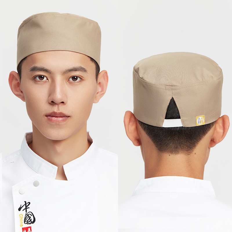 Hotel restaurant wholesale chef hat male and female waiter kitchen food white cloth hat work hat chef clothing hat