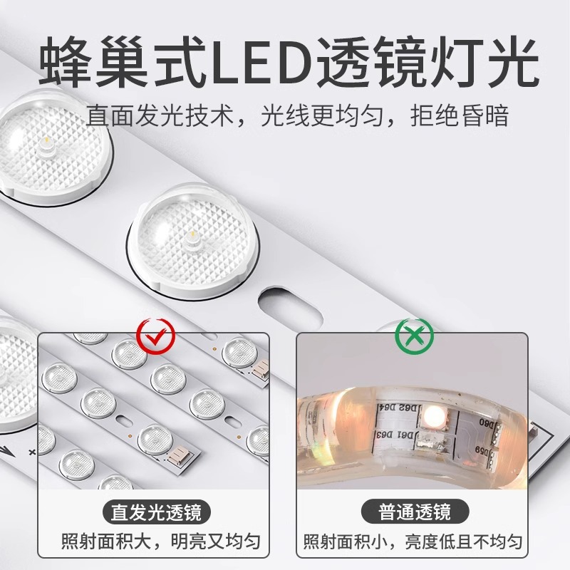 Bathroom Toilet Integrated Ceiling Led Light Embedded Kitchen Ceiling Flat Light Aluminum Gusset Plate Kitchen and Bathroom Ceiling Light
