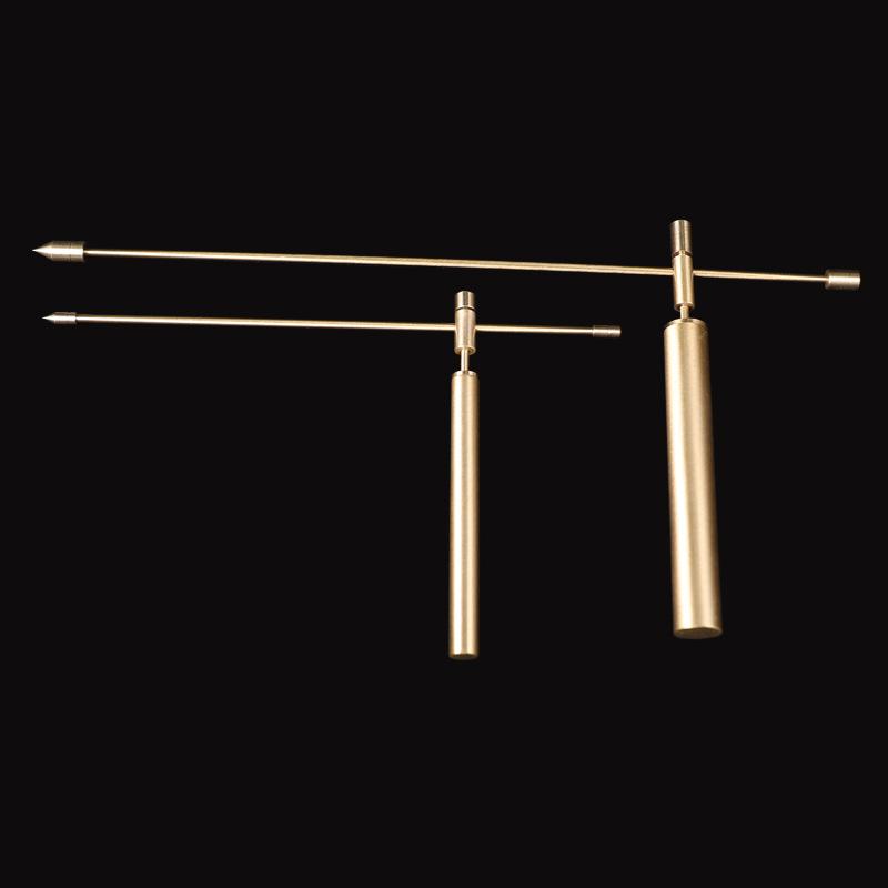 Wen Wang Feng Shui Copper Ruler Non-slip Dragon Seeking Ruler Yang Gong Dragon Seeking Ruler Feng Shui Geomancy Tool Detector A- type Dragon Seeking Ruler