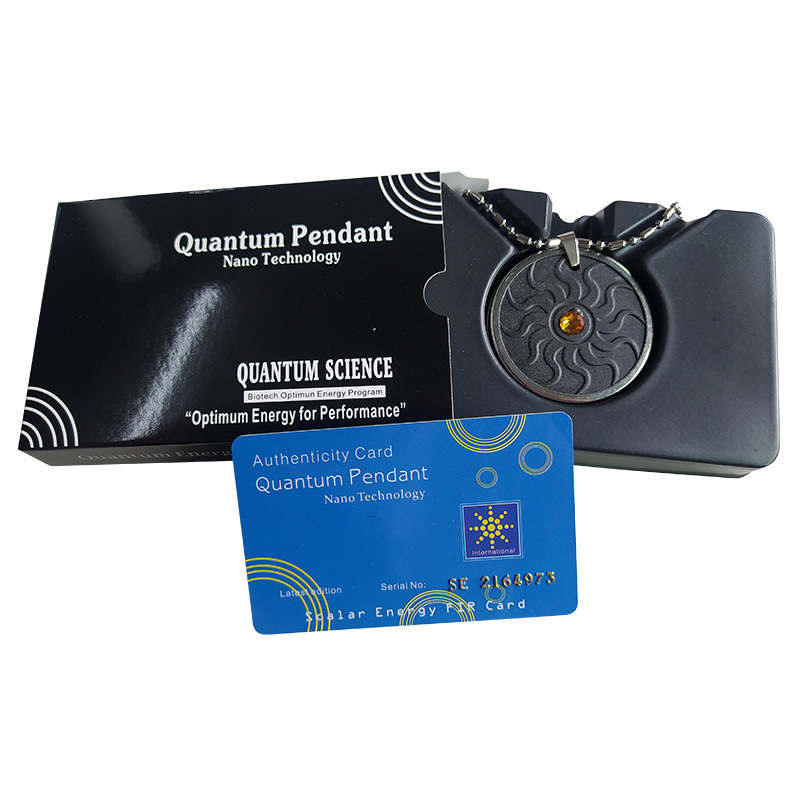 Кросс-бордерный кулон с отрицательными ионами, защита от радиации, ожерелье, оптовая продажа