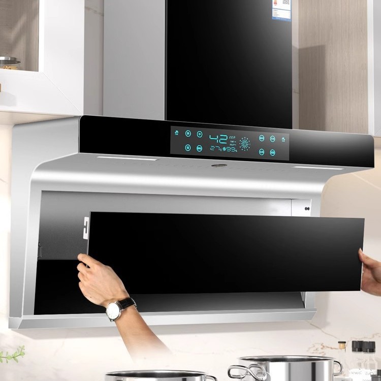 Wholesale HP Good Wife Range Hood Household Kitchen Large Suction Top Side Double Suction Kitchen 7-shaped Suction Smoke